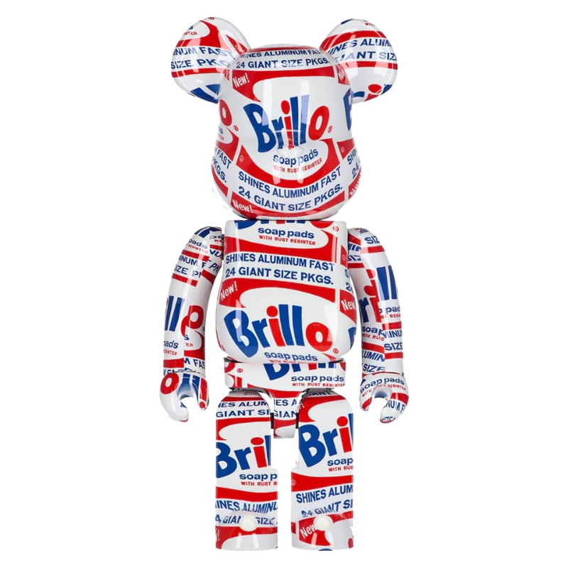 1000% BEARBRICK ANDY WARHOL BRILLO 1