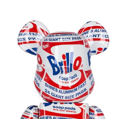 1000% BEARBRICK ANDY WARHOL BRILLO 3