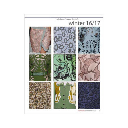 INTERNATIONAL TEXTILE REPORT WINTER 16-17 Miglior Prezzo