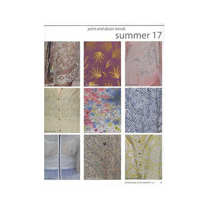 INTERNATIONAL TEXTILE REPORT SUMMER 2017 Miglior Prezzo