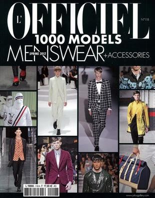 L'OFFICIEL 1000 MODELS MEN 118 S-S 2012 Miglior Prezzo