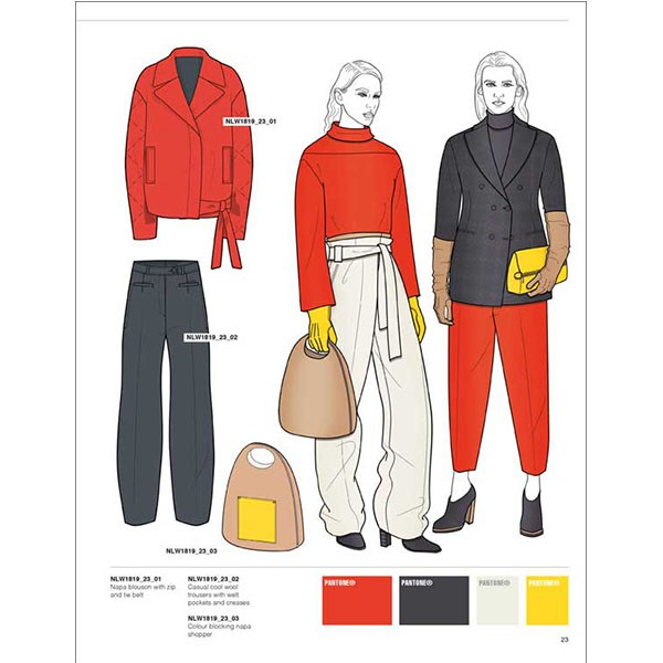 NEXT LOOK WOMEN TRENDBOOK STYLE & COLOUR AW 2018 2019 Miglior Prezzo