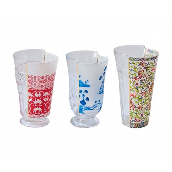 SELETTI - SET 3 BICCHIERI HYBRID CLARICE Miglior Prezzo