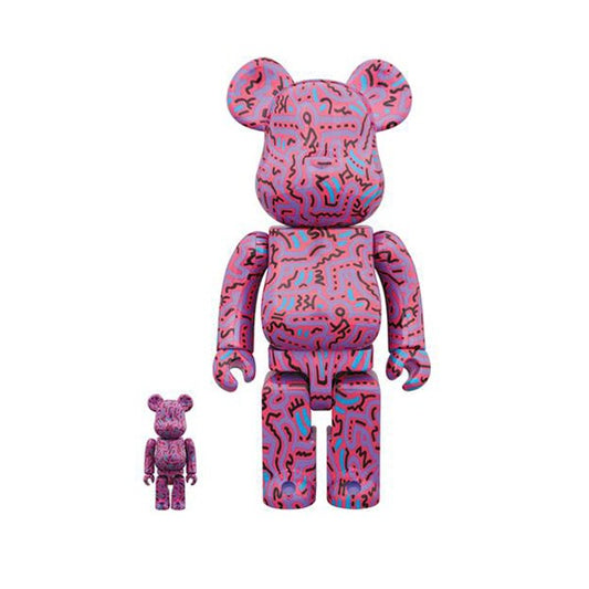 400% & 100% Bearbrick Keith Haring 2 Miglior Prezzo