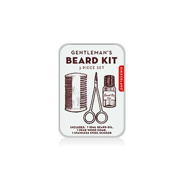 KIKKERLAND GENTLEMAN'S BEARD TIN Miglior Prezzo