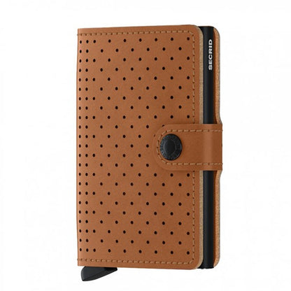 SECRID MINI WALLET PERFORATED COGNAC Miglior Prezzo