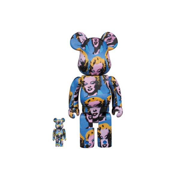 400% & 100% BEARBRICK ANDY WARHOL MARILYN MONROE Miglior Prezzo