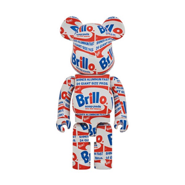 1000% BEARBRICK ANDY WARHOL BRILLO Miglior Prezzo