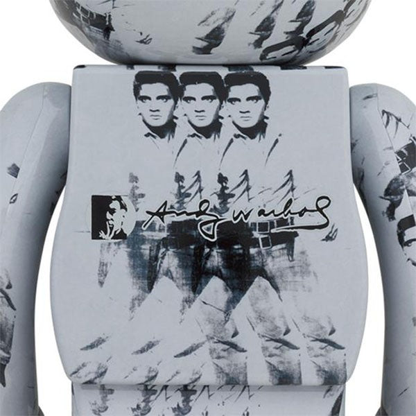 400% & 100% BEARBRICK ANDY WARHOL ELVIS PRESLEY Miglior Prezzo