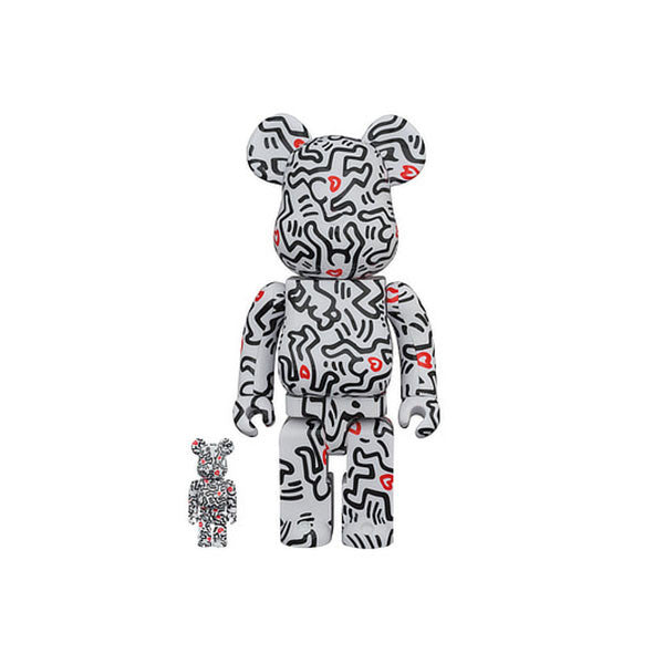 400% & 100% BEARBRICK KEITH HARING 8 Miglior Prezzo