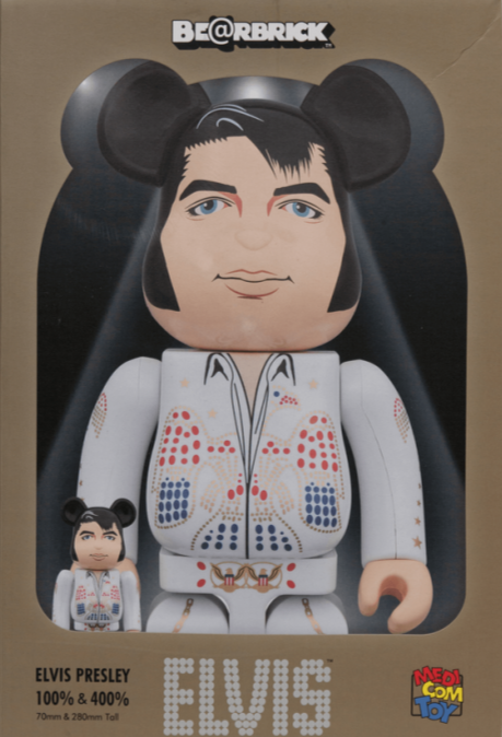 400% & 100% BEARBRICK ELVIS PRESLEY 3