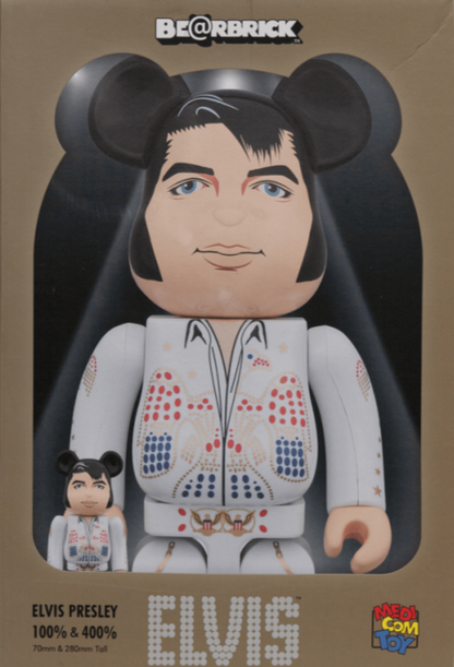 400% & 100% BEARBRICK ELVIS PRESLEY 3