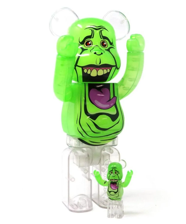 400% & 100% BEARBRICK GHOSTBUSTERS SLIMER 3