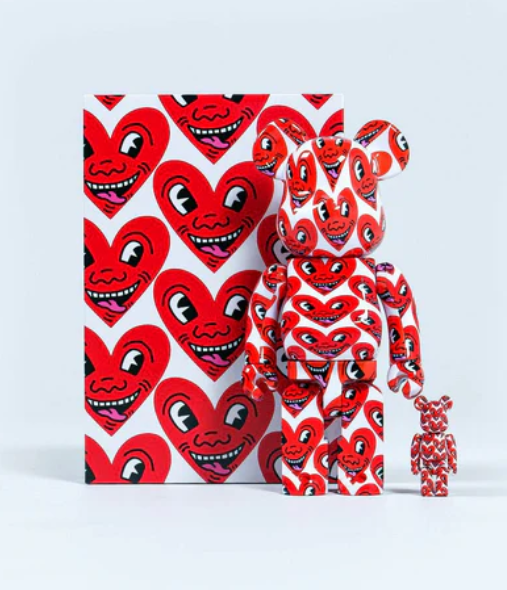 400% & 100% BEARBRICK KEITH HARING 6 3