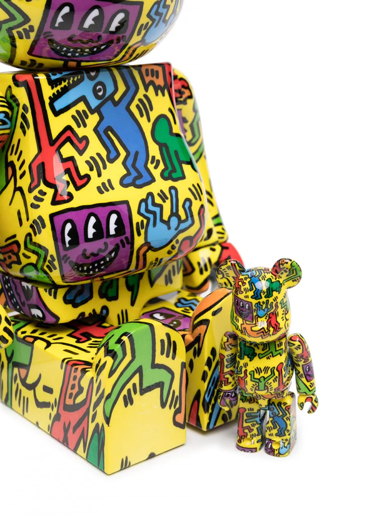 400% & 100% BEARBRICK Keith Haring 5 1