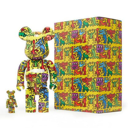 400% & 100% BEARBRICK Keith Haring 5 2