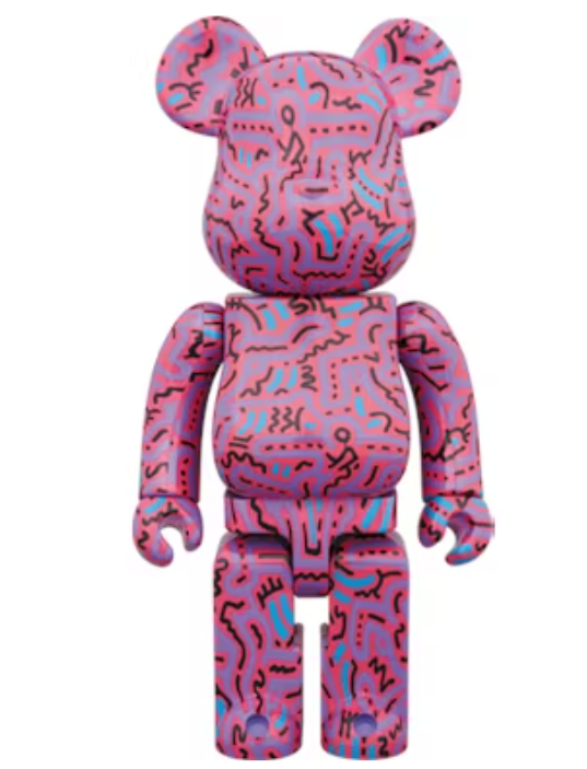 400% & 100% Bearbrick Keith Haring 2 3