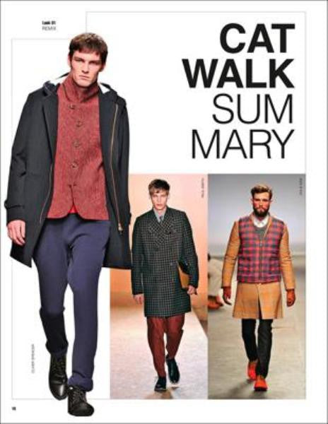 Next Look Menswear A/W 14/15 Fashion Trends Styling incl. CD-ROM Miglior Prezzo