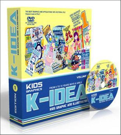 K-Idea Kids Graphic and Illustration Vol. 1 Miglior Prezzo