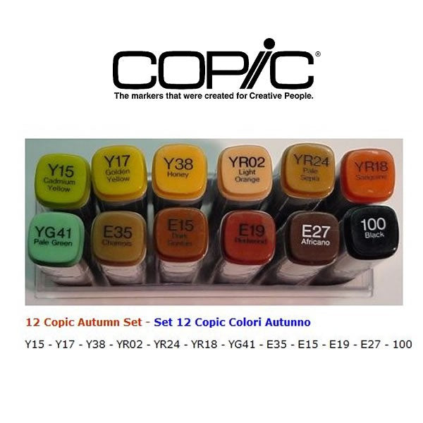 Copic Markers Set 12 Pennarelli Miglior Prezzo