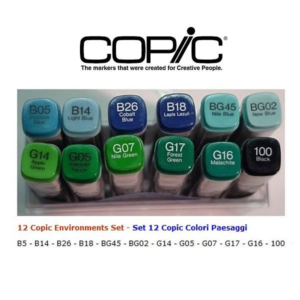 Copic Markers Set 12 Pennarelli Miglior Prezzo