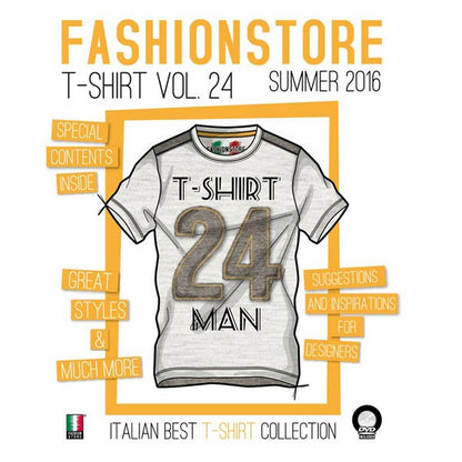 Fashionstore - T-Shirt Man Vol. 24 incl. DVD S/S 2016 Miglior Prezzo