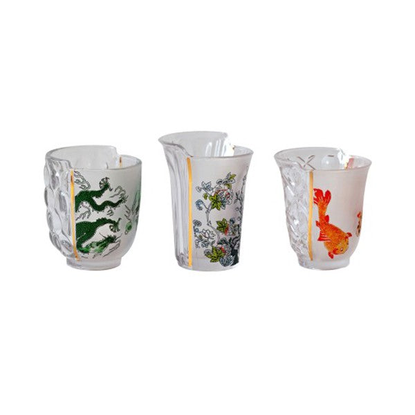 SELETTI - SET 3 BICCHIERI HYBRID AGLAURA Miglior Prezzo