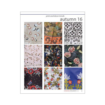 INTERNATIONAL TEXTILE REPORT AUTUMN 2016 Miglior Prezzo