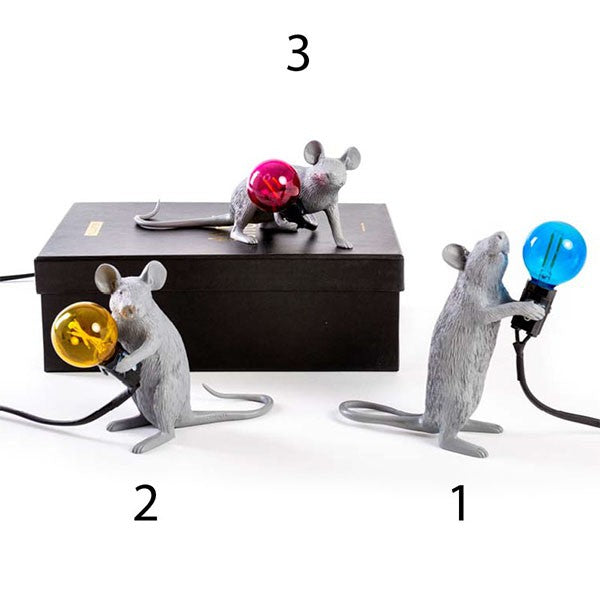 SELETTI MOUSE LAMP GREY Miglior Prezzo