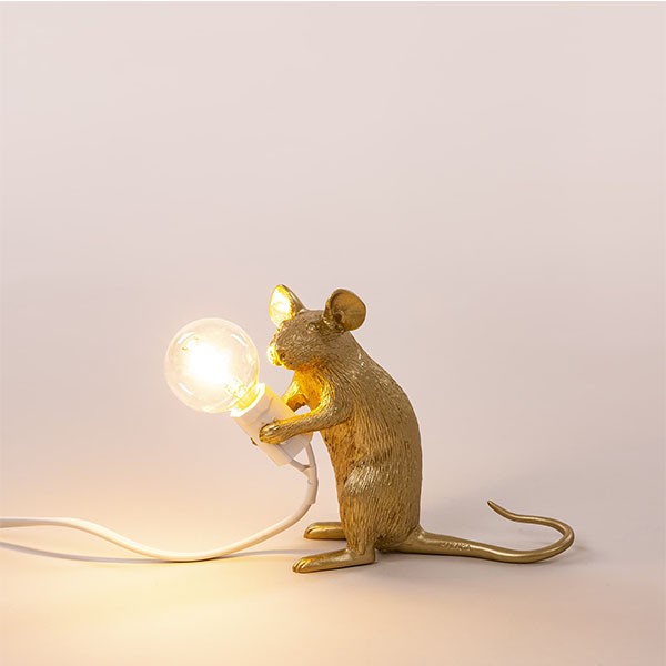 SELETTI MOUSE LAMP GOLD Miglior Prezzo