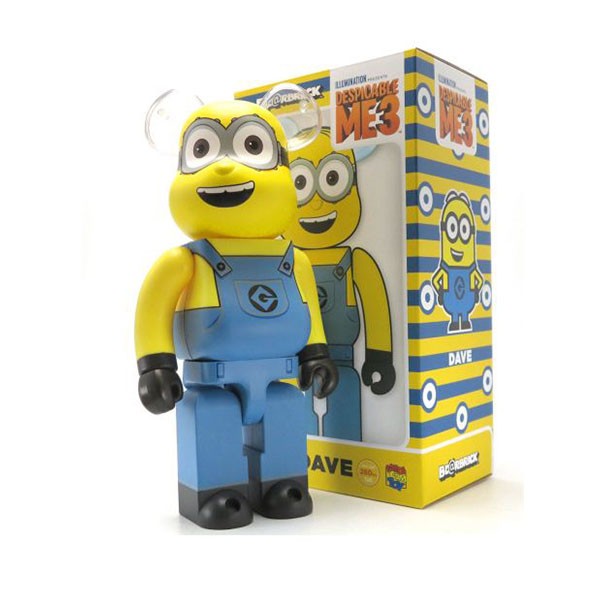 BEARBRICK 400% DESPICABLE ME DAVE Miglior Prezzo