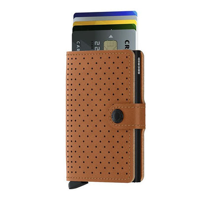 SECRID MINI WALLET PERFORATED COGNAC Miglior Prezzo