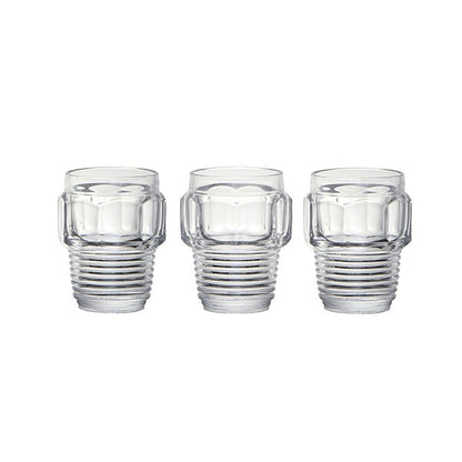 SELETTI MACHINE COLLECTION DRINKING GLASS SET OF 3 Miglior Prezzo