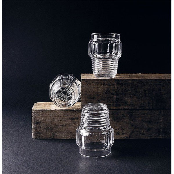 SELETTI MACHINE COLLECTION DRINKING GLASS SET OF 3 Miglior Prezzo