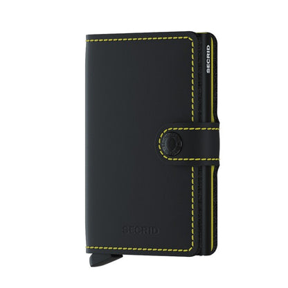 SECRID MINI WALLET MATTE BLACK & YELLOW Miglior Prezzo