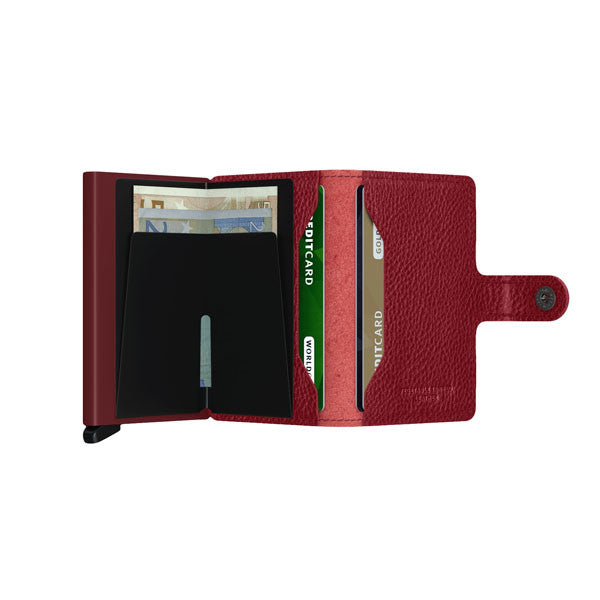 SECRID MINI WALLET Veg Rosso-Bordeaux