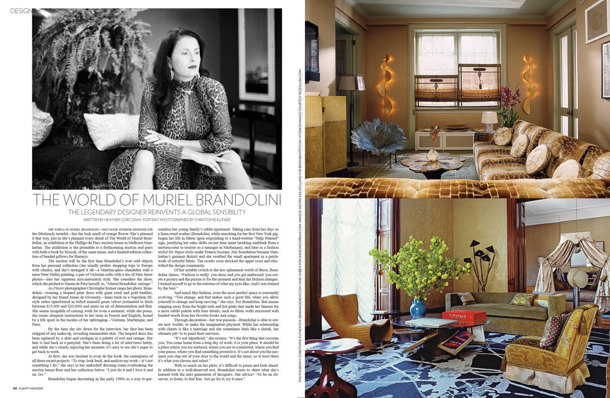 THE WORLD OF MURIEL BRANDOLINI: INTERIORS - RIZZOLI Miglior Prezzo