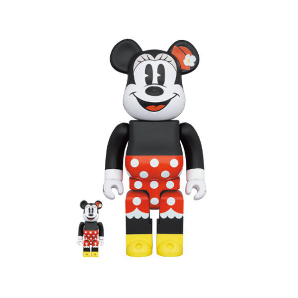 400% & 100% Bearbrick MINNIE MOUSE