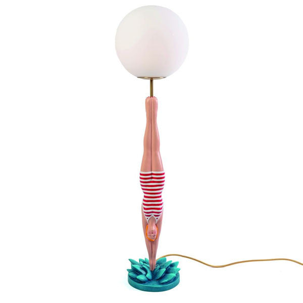 SELETTI Diver Lamp Red