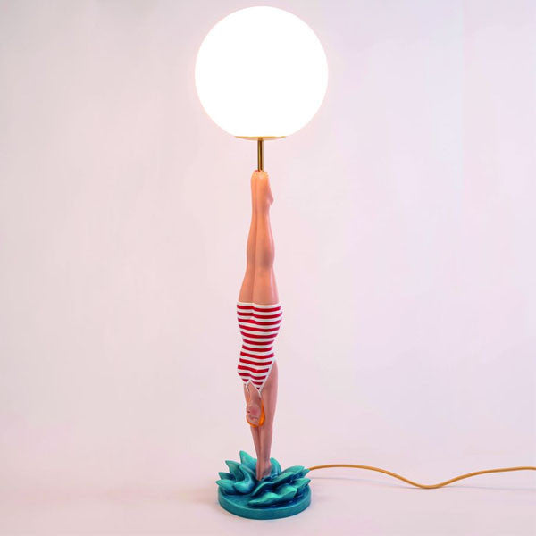 SELETTI Diver Lamp Red