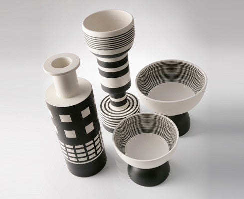 VASO 503 BIANCO NERO SOTTSASS Miglior Prezzo