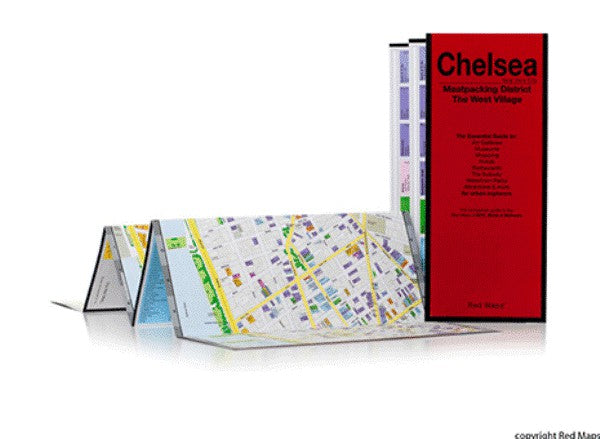 MAPPA CHELSEA / MEATPACKING / WEST VILLAGE RED MAP Miglior Prezzo