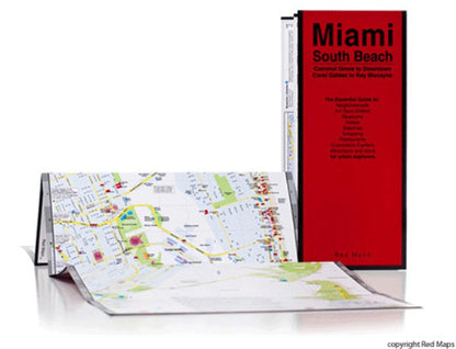 MAPPA MIAMI / SOUTH BEACH RED MAP Miglior Prezzo