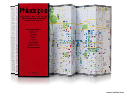 MAPPA PHILADELPHIA RED MAP Miglior Prezzo