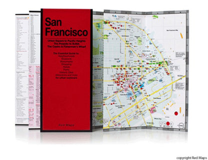 MAPPA SAN FRANCISCO RED MAP Miglior Prezzo