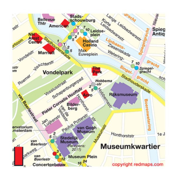 MAPPA AMSTERDAM RED MAP Miglior Prezzo