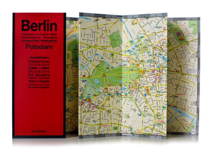 MAPPA BERLINO / POTSDAM RED MAP Miglior Prezzo