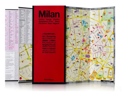 MAPPA MILANO RED MAP Miglior Prezzo