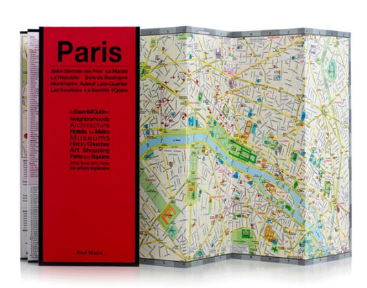 MAPPA PARIGI RED MAP Miglior Prezzo